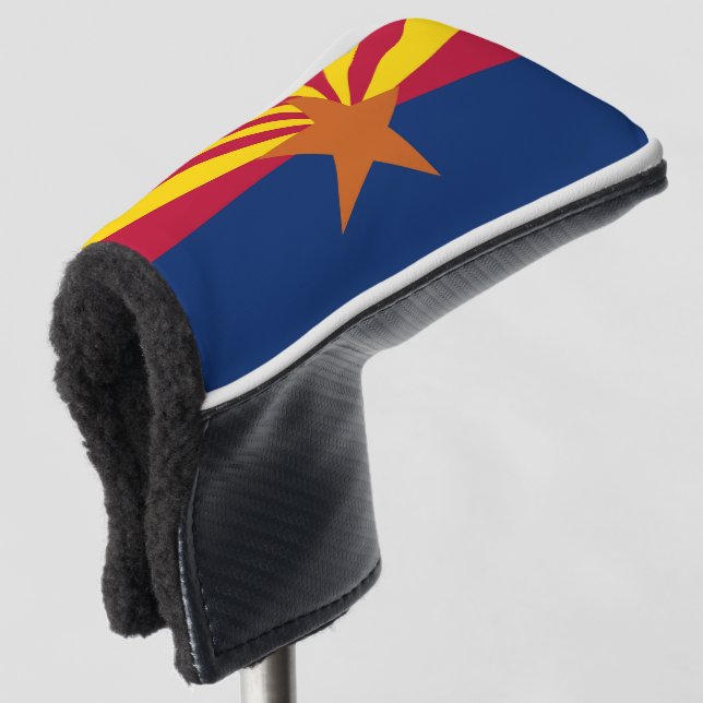 Golf Putter Cover with Flag of Arizona, USA (3/4 Front)