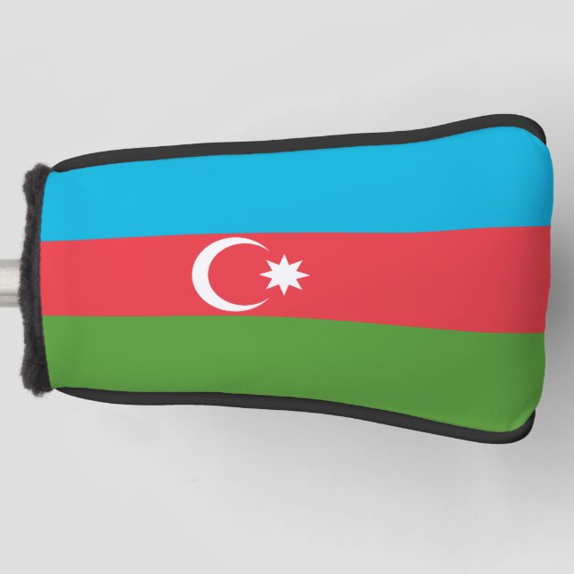 Golf Putter Cover with Flag of Azerbaijan (Front)