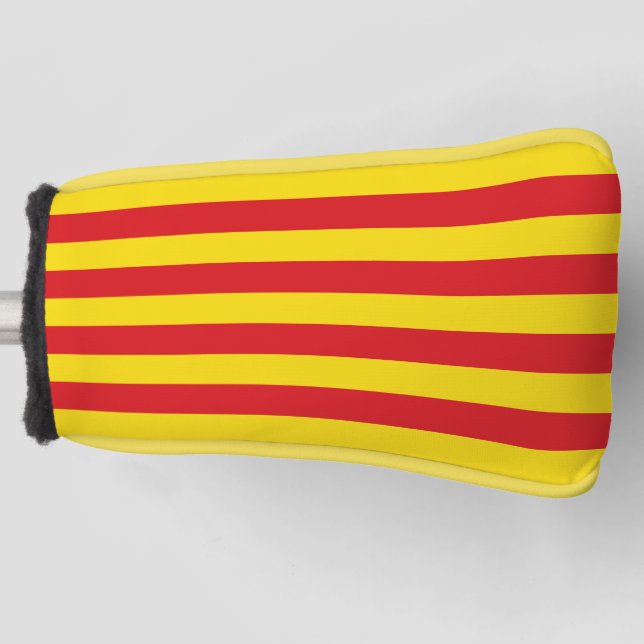 Golf Putter Cover with Flag of Catalonia (Front)