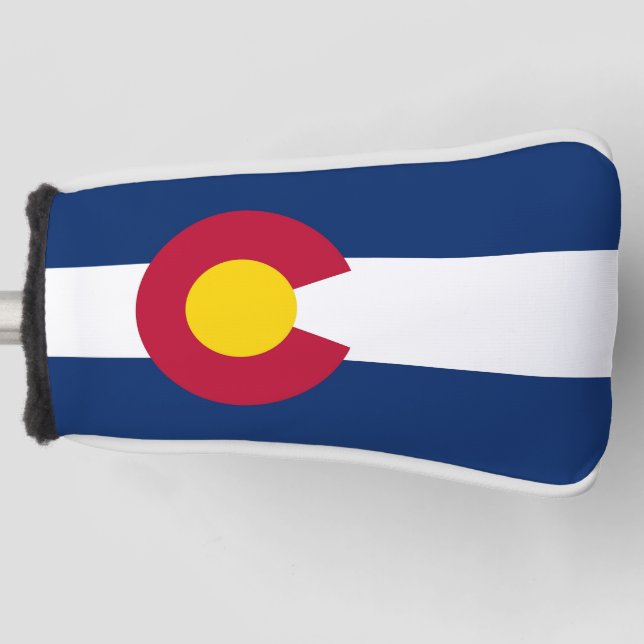 Golf Putter Cover with Flag of Colorado, USA (Front)