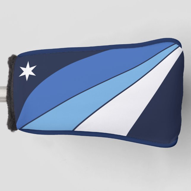 Golf Putter Cover with Flag of Columbia, SC (Front)
