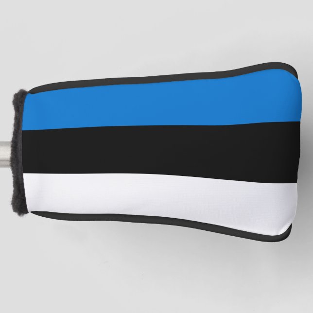 Golf Putter Cover with Flag of Estonia (Front)