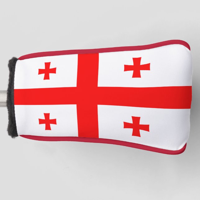 Golf Putter Cover with Flag of Georgia (Front)