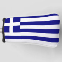 Golf Putter Cover with Flag of Greece