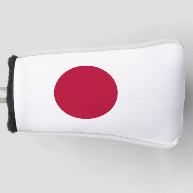 Golf Putter Cover with Flag of Japan (Front)