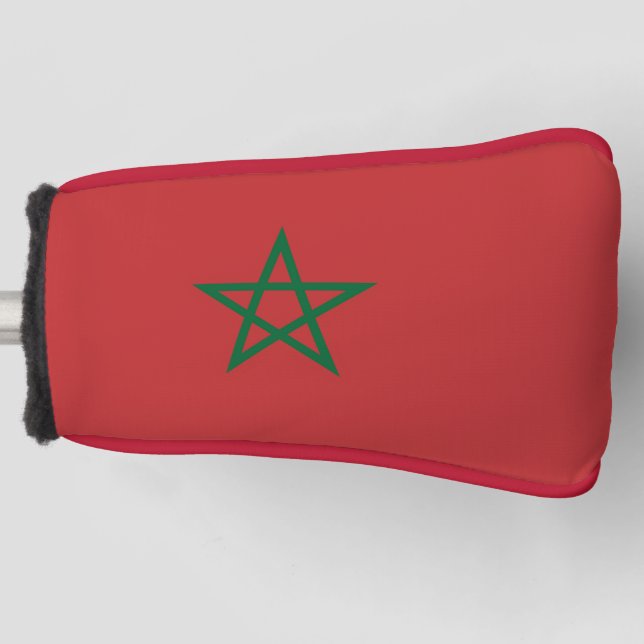 Golf Putter Cover with Flag of Morocco (Front)