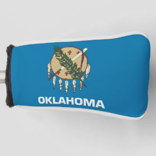 Golf Putter Cover with Flag of Oklahoma State, USA
