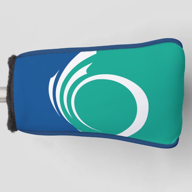 Golf Putter Cover with Flag of Ottawa, Canada (Front)