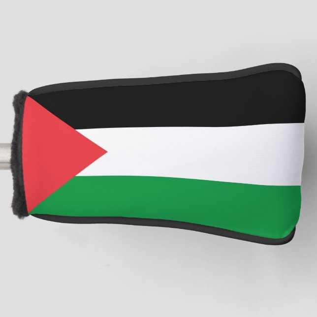 Golf Putter Cover with Flag of Palestine (Front)