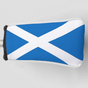 Golf Putter Cover with Flag of Scotland, UK