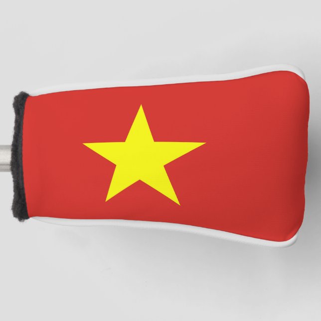 Golf Putter Cover with Flag of Vietnam (Front)
