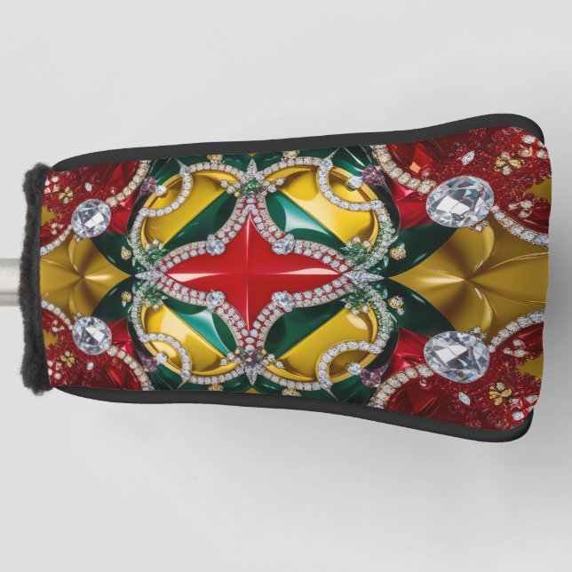 Golf Putter Cover with Los Angeles Colours Design (Front)