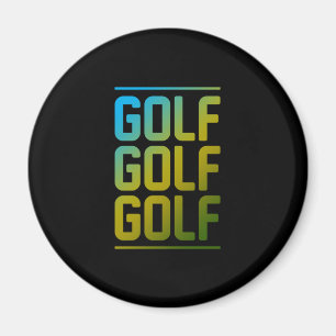 Golf Putter Golf Club Golfing Golfer Birdie Gift Magnet