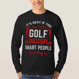 Golf Putter Golfer Bogey Golfing Birdie Eagle Par  T-Shirt