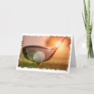 Golf Putter Greeting Card