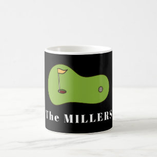 Golf Putting Green Personalised  Coffee Mug