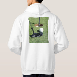 Golf Putting On The Green, Hoodie