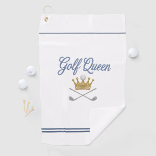 Golf Queen Personalised Country Club Golf Towel