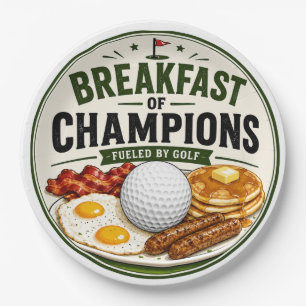 Golf Quote for Golf Breakfast Paper Plate