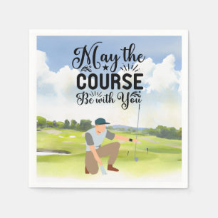 Golf Quotes Funny Saying  Napkin