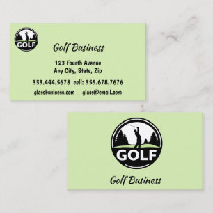 Golf Related Business Carts, Turf, Supplies Card