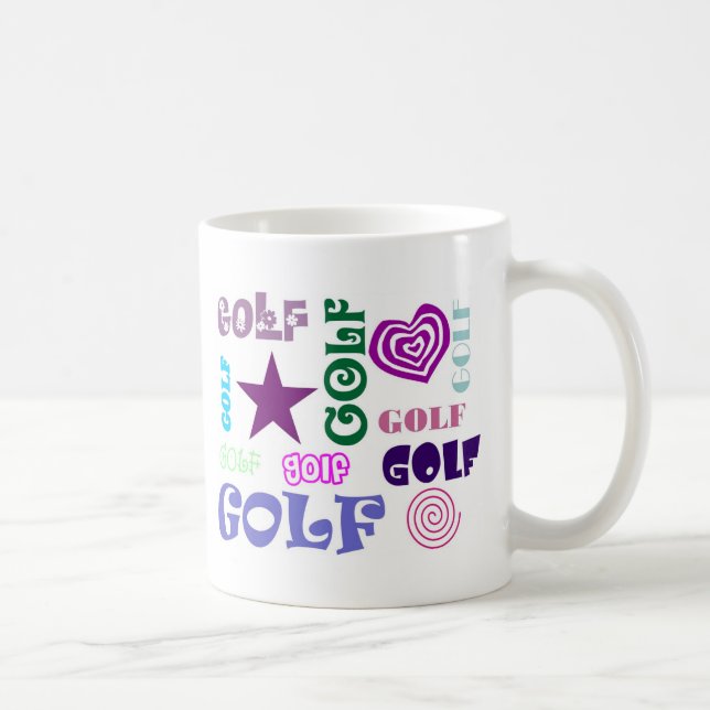 Golf Repeating Coffee Mug (Right)