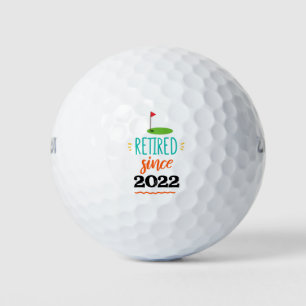 Golf Retire Since 20xx with flag gofer retirement Balls
