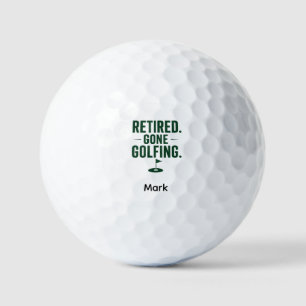 Golf retirement for golfer balls