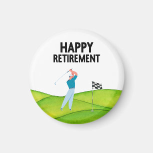 Golf  retirement for golfer  magnet