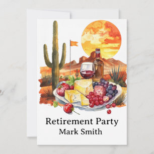 Golf Retirement in Arizona party invitation