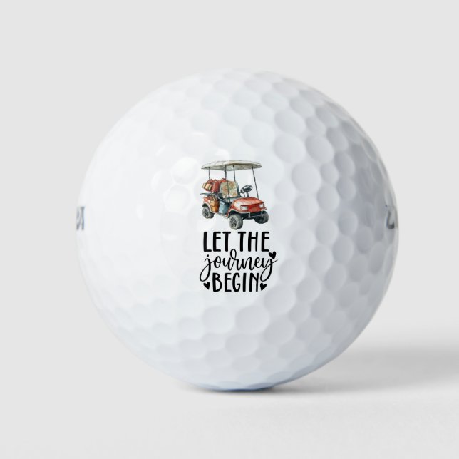 Golf retirement let the journey begin for golfer balls (Front)