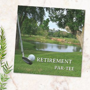Golf Retirement Party Invitation