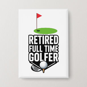 Golf Retirement with golf flag Golf Balls