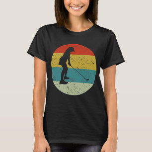 golf retro vintage silhouette 70s T-Shirt