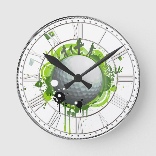 Golf Round Clock (Front)