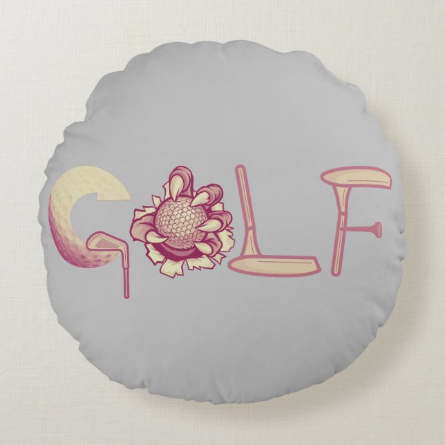 Golf Round Cushion (Front)