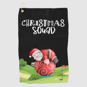 Golf Santa Claus Christmas Squad  gone golfing  Towel