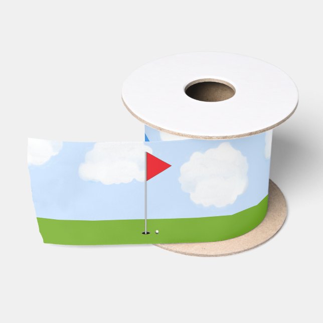Golf Satin Ribbon (Spool)