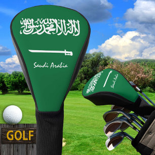 Golf Saudi Arabia & Saudi Flag / Golf Clubs Covers