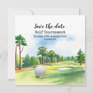 Golf Save the date Golf Tournament Announcement