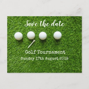 Golf Save the date Golf Tournament  Announcement Postcard