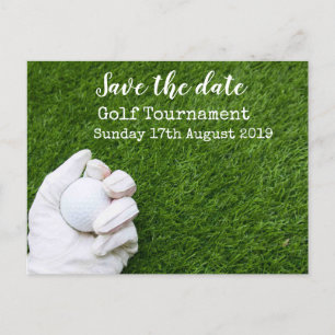 Golf Save the date Golf Tournament Announcement Postcard