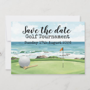 Golf Save the date Golf Tournament Invitation