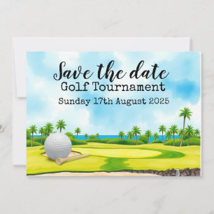 Golf Save the date Golf Tournament  Invitation