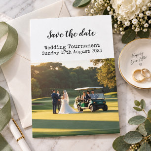 Golf Save the date Golf Wedding Invitation