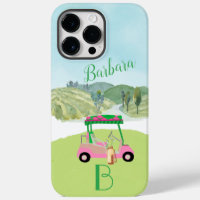 Golf Scene Monogram Name