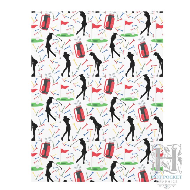 Golf Scrapbook Paper (Women) (Creator Uploaded)