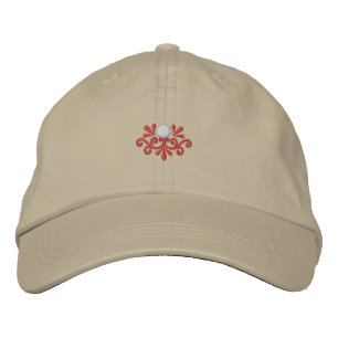 Golf Scroll Embroidered Hat