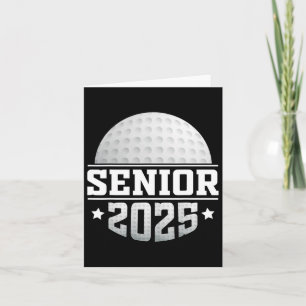 Golf Senior 2025 Senior Year Cl Of 25 Graduation Card