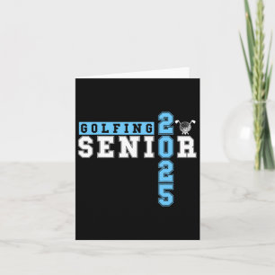 Golf Senior Night Golf Senior 2025 Graduation 40 Card